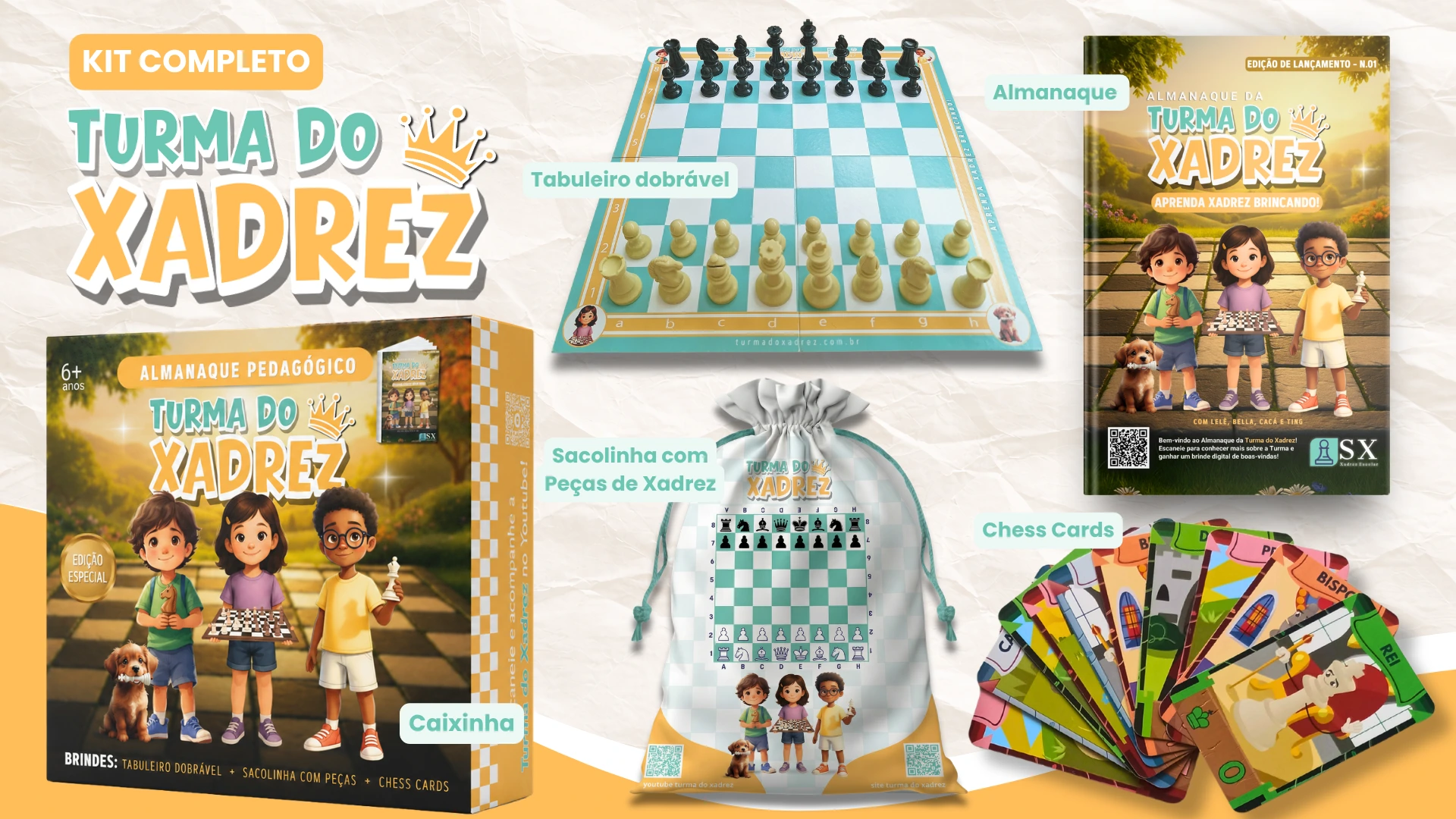 KIT TURMA DO XADREZ KIT TURMA DO XADREZ